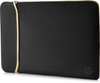 Hp 15.6 Inch (39.6 cm) Black & Gold Reversible Neoprene Sleeve for Laptop