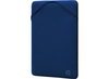 HP 14.1 Inch Protective Reversible Laptop Notebook Sleeve Case - Black & Blue