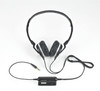 Audio Technica ATH-ANC1 On-Ear Active Noise-cancelling Wired Headphones - Black