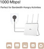 TP-Link TL-PA7017P 1 Port Gigabit Powerline Adapter Up To 1Gb/s - Twin Pack