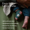 OWLET Smart Sock V3 Baby Heart Rate and Oxygen Level Monitor - Deep Sea Green