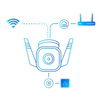 TP-Link Tapo C310 Outdoor WiFi FHD 1080p NightVision CCTV Security Camera White