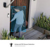 EZVIZ DB2C Smart Video Doorbell Kit FHD 1080p AI Human Detection & Chime White