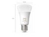 Philips HUE White & Colour Ambiance 1100 LED Smart Light Bulb E27 Twin Pack