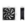 Arctic F8 TC 80 mm 2000RPM Temperature Controlled Case Fan Black