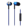 Audio-Technica ATH-CK330iS 3.5mm In Ear Headphones With In Line Mic - Blue
