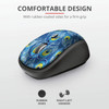 Trust Yvi Compact 2.4GHz Wireless Battery Ambidextrous Optical Mouse Peacock