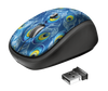 Trust Yvi Compact 2.4GHz Wireless Battery Ambidextrous Optical Mouse Peacock