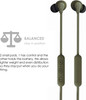 BoomPods Sportline Wireless Bluetooth Magnetic In Ear Headphones Army Green