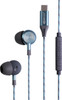 BoomPods Digibuds In Ear Wired Headphones Ice Blue With USB-C