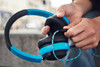 BoomPods Hush Wired 3.5mm Active Noise Cancelling Headphones Blue