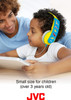 JVC Tinyphones Safe On Ear Wired 3.5mm Headphones For Kids 3+ Yellow
