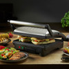 George Foreman Flexe Electric Grill Open Griddle Panini Press Sandwich Maker
