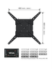 AVF GL404 Multi Position TV Wall Mount For 26 - 55 Inch 40kg TV's