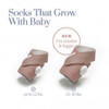 Owlet Smart Sock V3 Baby Heart Rate and Oxygen Level Monitor - Dusty Rose