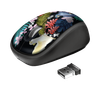 Trust Yvi Compact 2.4GHz Wireless Battery Optical Mouse Ambidextrous Parrot