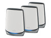Netgear Orbi RBK853 AX6000 TriBand WiFi 6 Home Mesh System Router & 2 Satellites