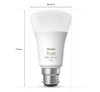 Philips Hue White and Colour Ambiance B22 LED Starter Kit - 2 Bulbs & Hue Bridge