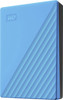 WD My Passport 4TB External Portable Hard Drive HDD USB 3.2 Gen1 - Blue