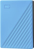 WD My Passport 4TB External Portable Hard Drive HDD USB 3.2 Gen1 - Blue
