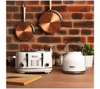 Haden Heritage 194220 4 Slice Toaster With Reheat & Defrost - Ivory White