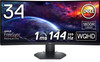 Dell S3422DWG 34" WQHD 3440 x 1440 144Hz Curved VA Gaming Monitor