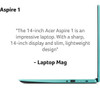 Acer Aspire 1 14" FHD Laptop Intel Celeron N4500 4GB RAM 64GB eMMC Blue