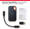 SanDisk Extreme V2 500GB USB Type-C Portable SSD Solid State Drive