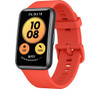 Huawei Watch Fit 1.64" AMOLED Health & Fitness Smartwatch - Pomelo Red - Large