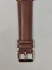 Karlson Laith Origin Wrist Watch 41mm White & Gold With Brown Leather