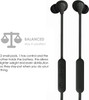 BoomPods Sportline Wireless Bluetooth Magnetic In Ear Headphones Black