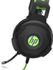 HP Pavilion 600 Over-Ear Wired LED Gaming Headset - Black/Green
