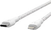 Belkin Boost Charge USB-C Cable Lightning + Strap Apple iPhone 4ft / 1.2m White