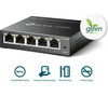 TP-LINK TL-SG105E Gigabit Ethernet (Up to 1000Mbps) Network Switch - 5 port
