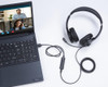 Dynabook Wired On Ear Headset With in-Line Remote Black