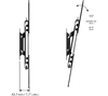 AVF GL401 Tilt VESA Mount Bracket For 26" To 55" 40KG TV