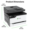 Lexmark MC3224i A4 Colour Laser All In One Printer 22 PPM Print Copy Scan Fax