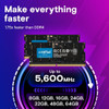Crucial DDR5 RAM 16GB 5600MHz SODIMM, Laptop Memory CL46 - CT16G56C46S5