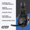Wage Pro Universal Wired Over Ear Gaming Headset Black / Blue RFB