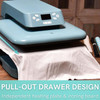 Loklik Auto Heat Press Machine Denim Blue