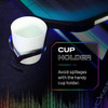 XRocker Lumio RGB Compact Gaming Desk With 3-Side App-Controlled Lighting