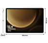 Samsung Galaxy Tab S9 FE+ 12.4" 128GB Tablet - Silver