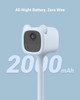 Ezviz BM1 Smart Baby Monitor Camera Battery Powered with Night Vision - Blue