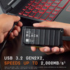 WD_BLACK P40 1TB Game Drive SSD, External SSD drive, Portable