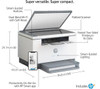 HP LaserJet MFP M234dwe Mono Laser Printer Auto Duplex WiFi HP
