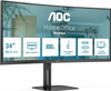 AOC CU34V5C/BK 34" Curved UWQHD 100Hz 1ms USB-C Monitor