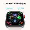 Huawei Watch Fit 3 Smart Watch Silver Body + White Strap AMOLED display
