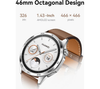 Huawei Watch GT 4 Smartwatch 46 mm AMOLED Brown Leather Strap – image 4