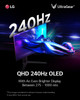 LG UltraGear 27GS95QE 27" QHD WOLED 240Hz 0.03ms Gaming Monitor