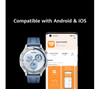 HUAWEI Watch GT 5 46mm Smartwatch Silver with Blue Nylon Strap GPS Heart Rate